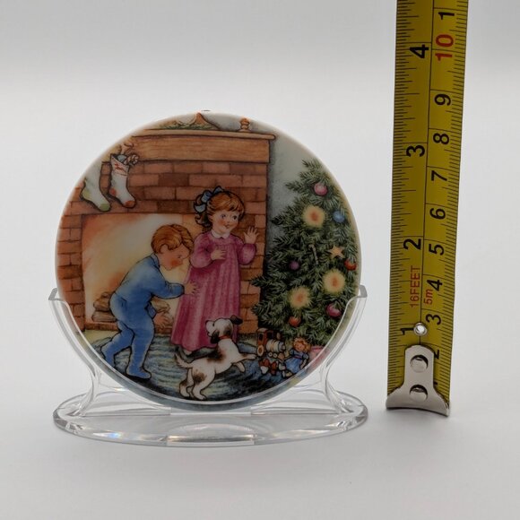 Hallmark Keepsake Morning of Wonder 1989 Miniature Porcelain Plate 3rd in Series - Picture 10 of 11